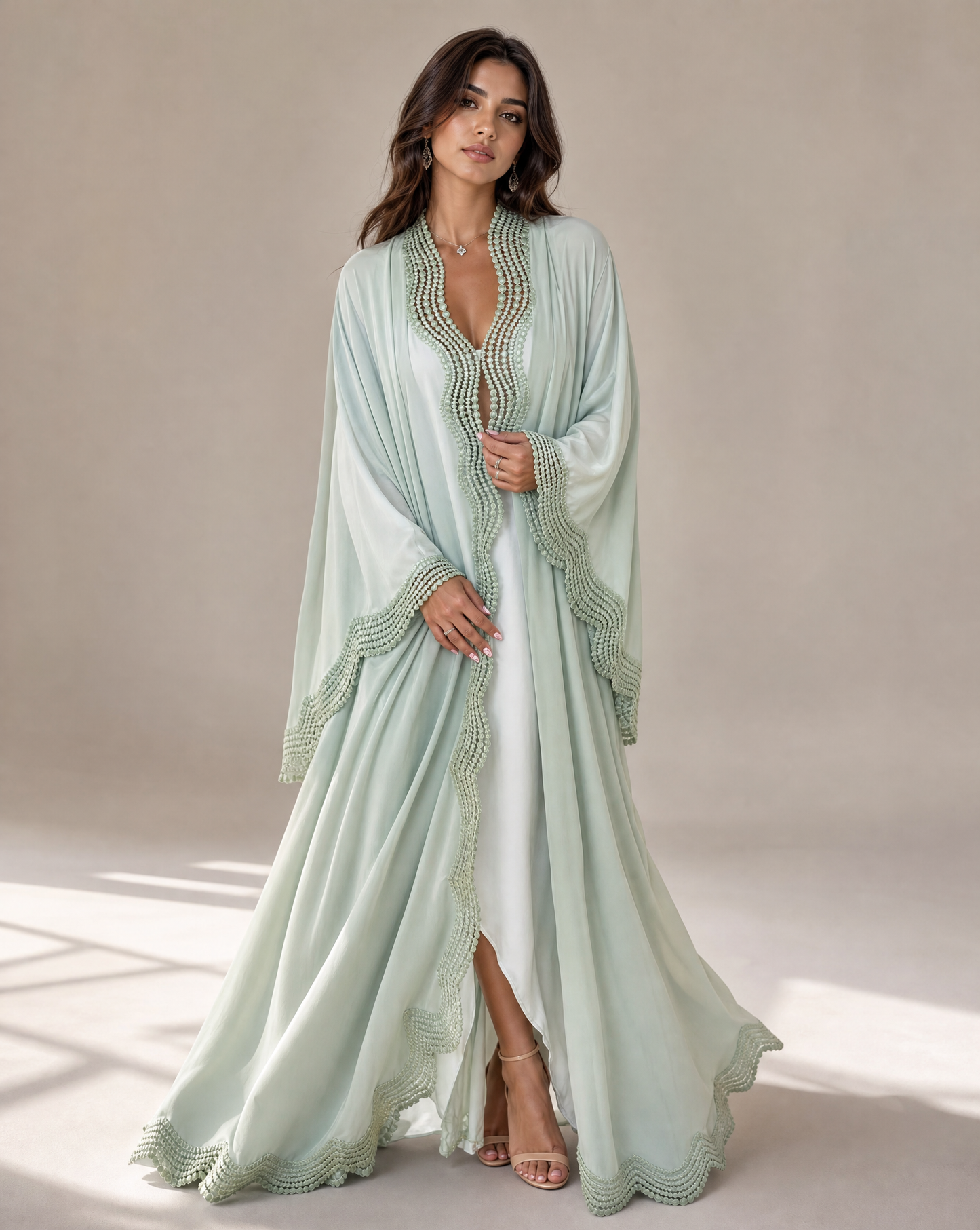 Light Green Abaya