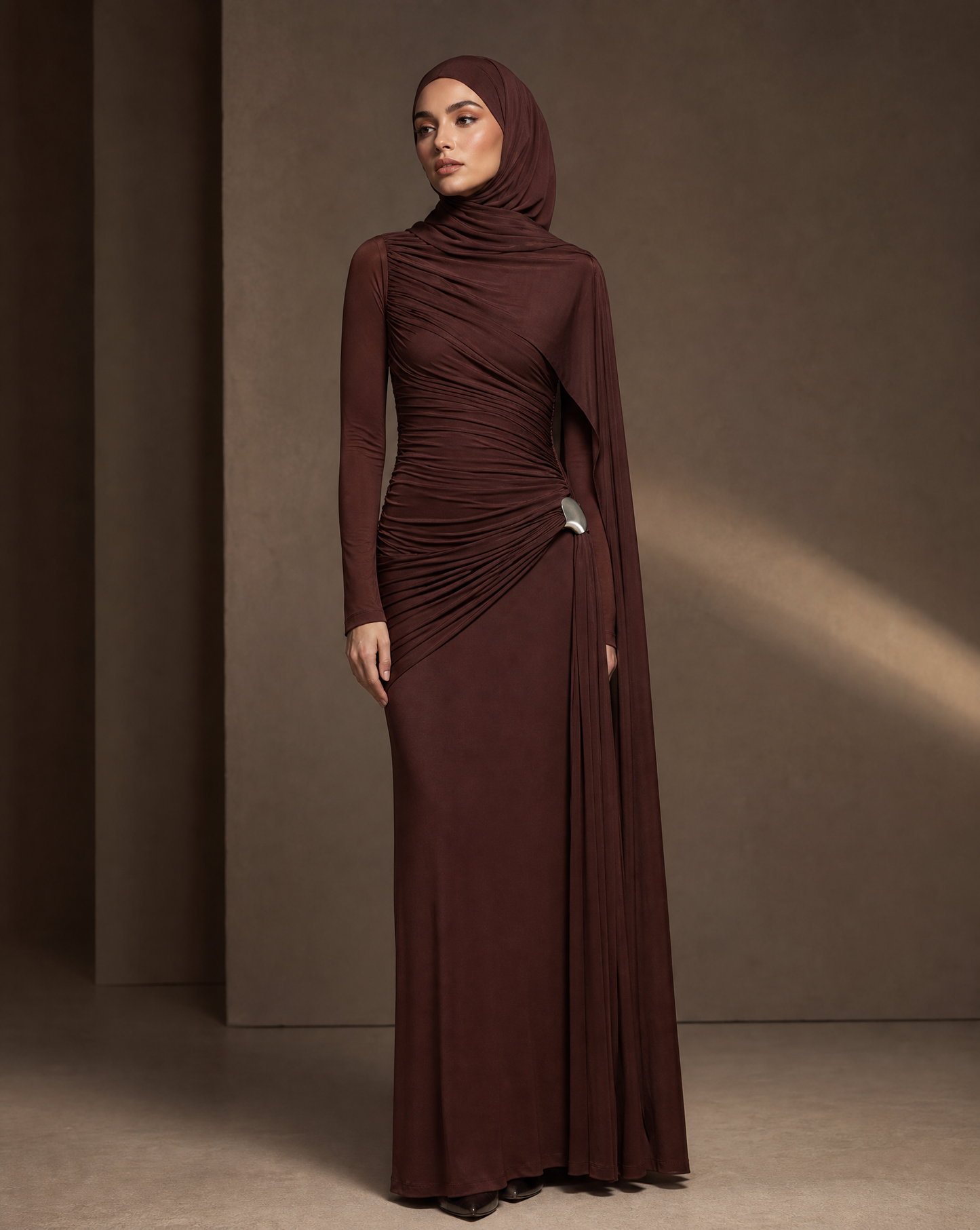 Brown dress