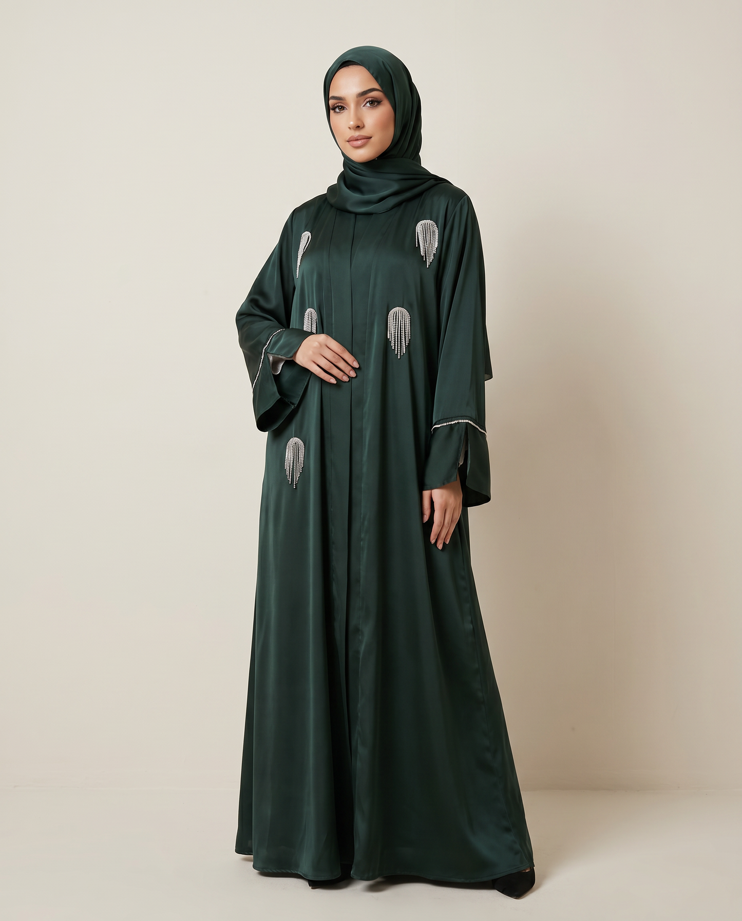 Dark Green Abaya