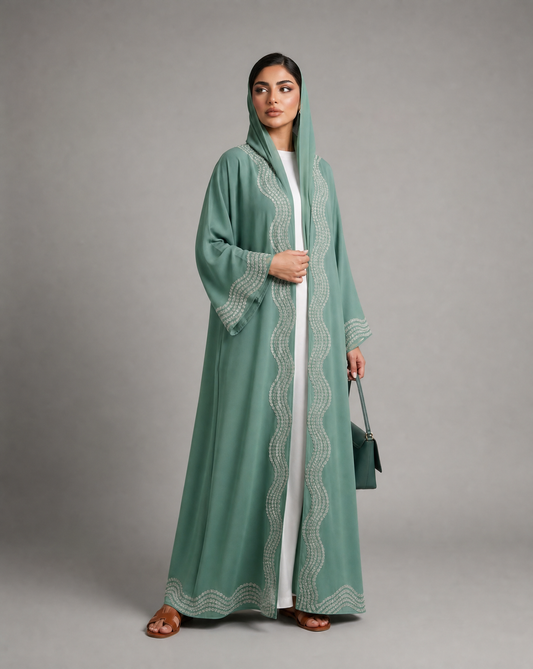 Dark Green Abaya