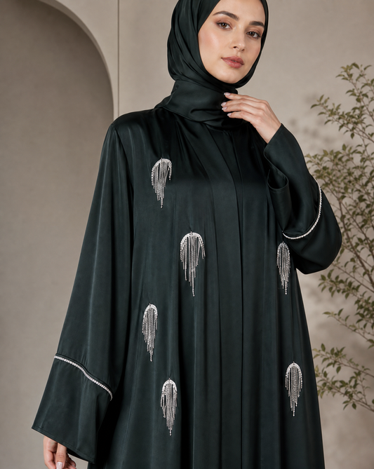 Dark Green Abaya